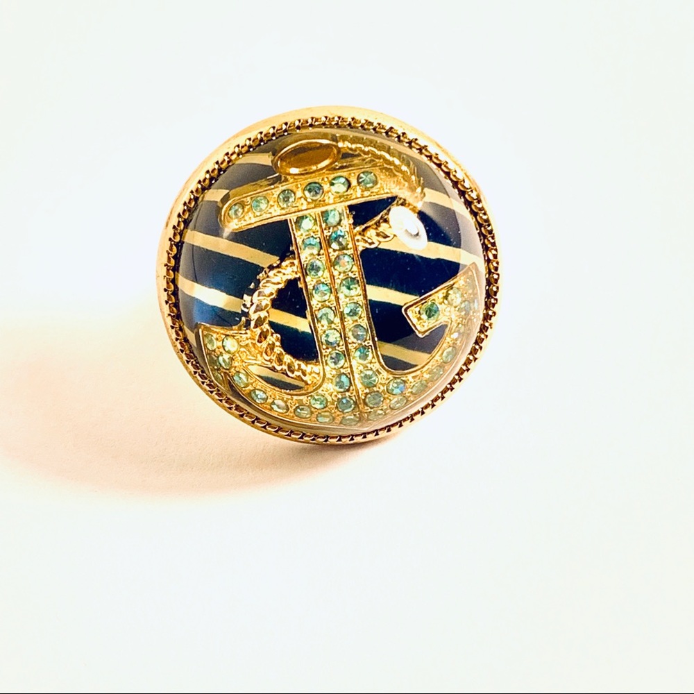 Betsey Johnson Anchor Ring